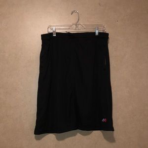 MOD SPORTSWEAR black skirt with built in shorts